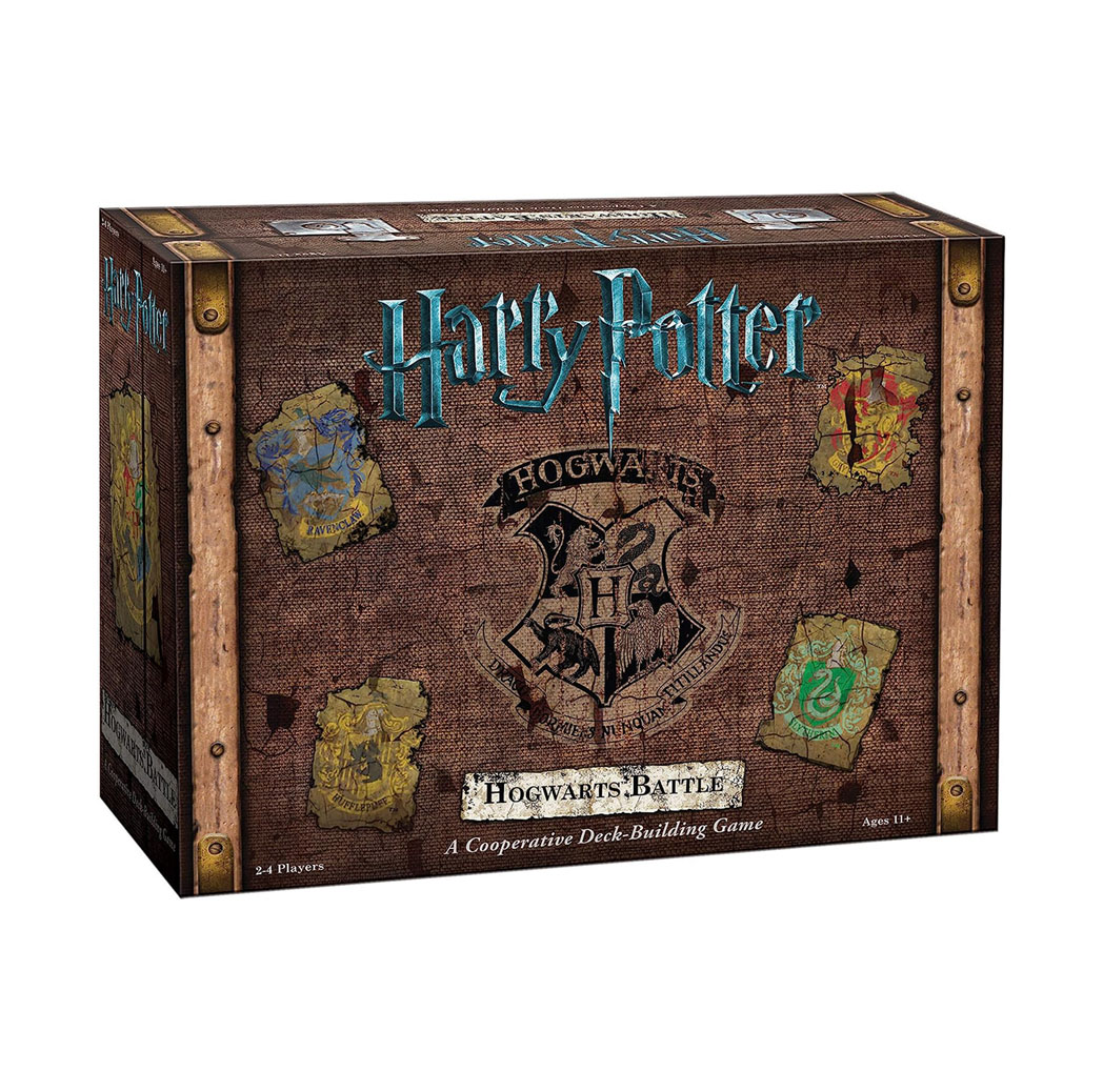 Board game box that is designed to look like a worn out trunk