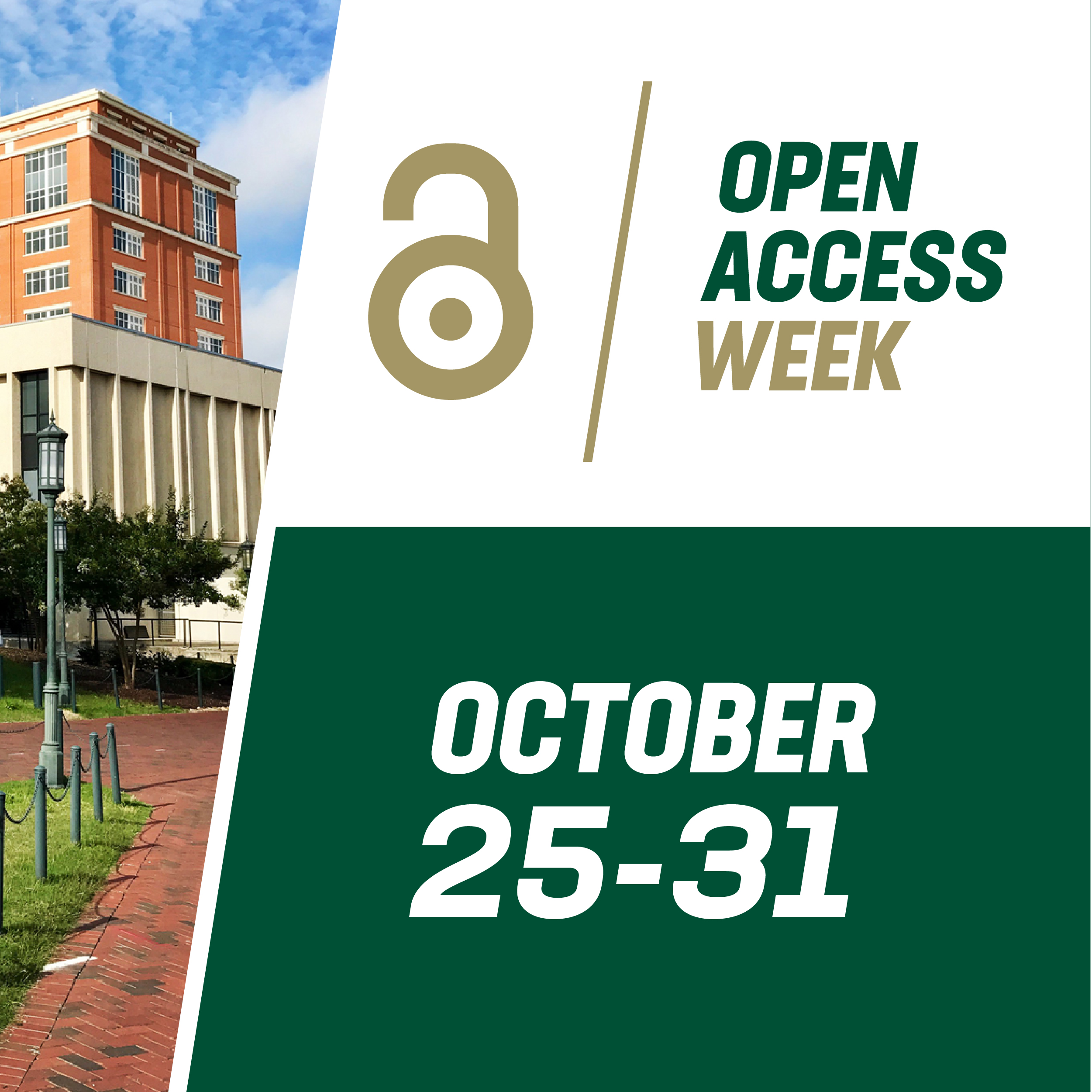 Open Access Week logo, with dates October 25-31