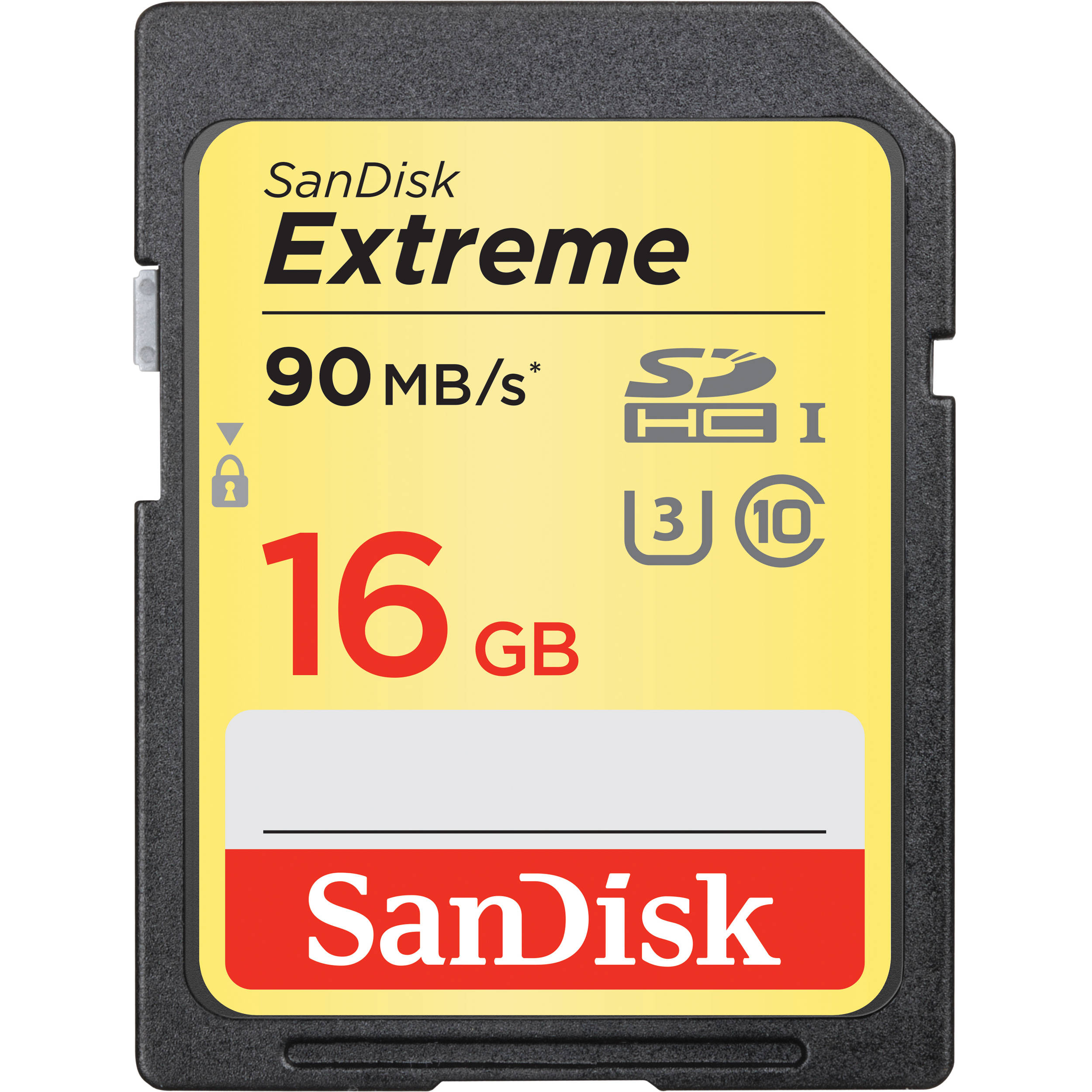 SanDisk 16GB Extreme UHS-I SDHC Memory Card