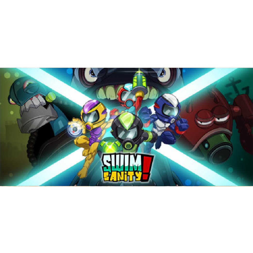 Swimsanity game logo