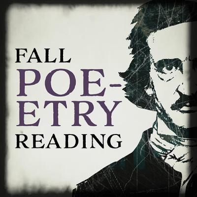 Fall Poe-etry reading graphic