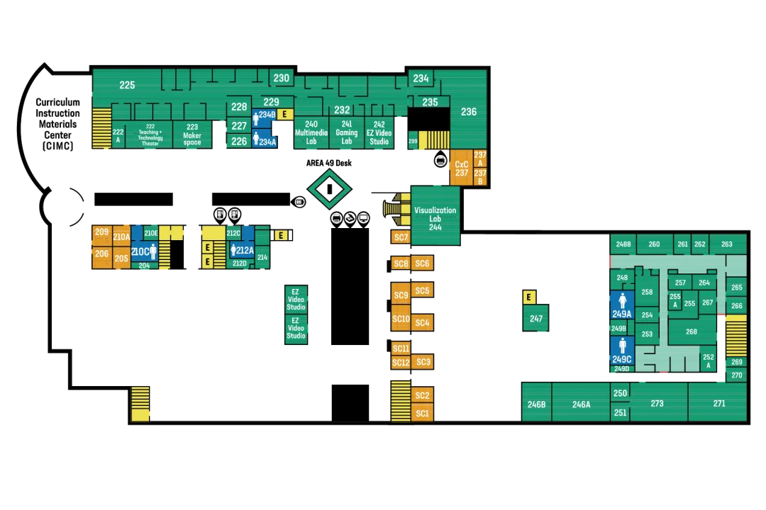 2nd floor map