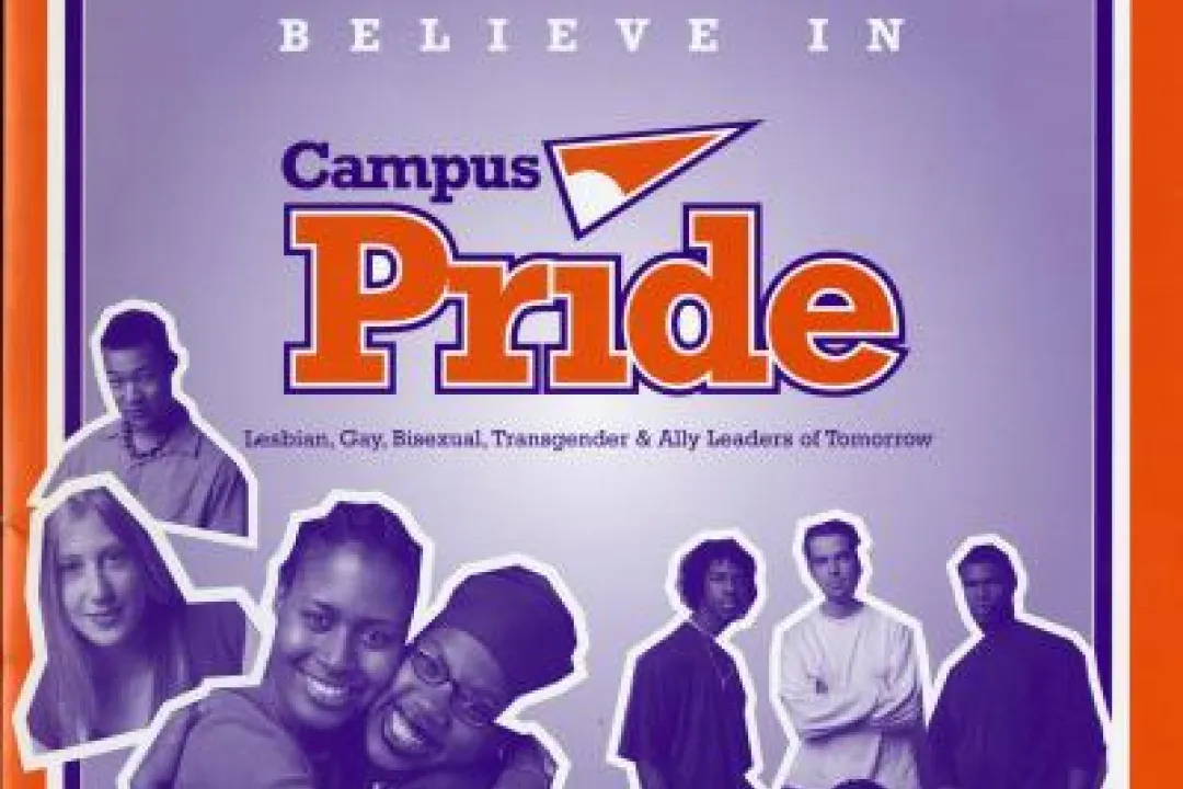 "Believe in Campus Pride" graphic