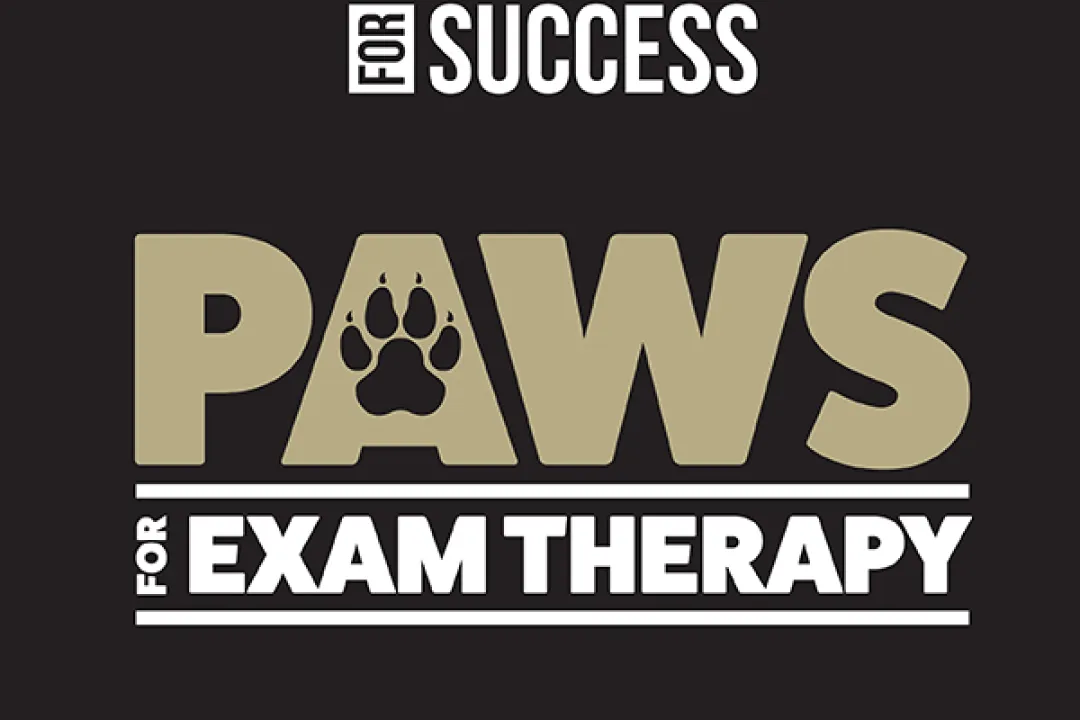De-Stress for Success: Paws for Exam Therapy, Atkins Main Floor Atrium