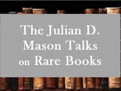 Mason Talks for Rare Books graphic