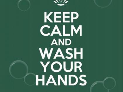 Keep Calm & Wash Your Hands Slide