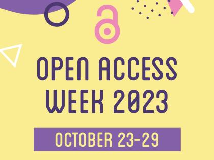 Open Access Week 2023 October 23-29